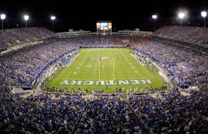 University of Kentucky Football stadium in Lexington