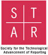 society for technological advancement of reporting logo