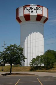 Florence Y'all water tower