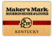 Maker's Mark Bourbon house & lounge graphic