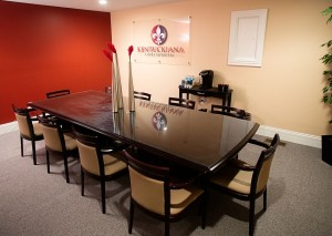 Our second comfortable and complimentary conference room at the Louisville office